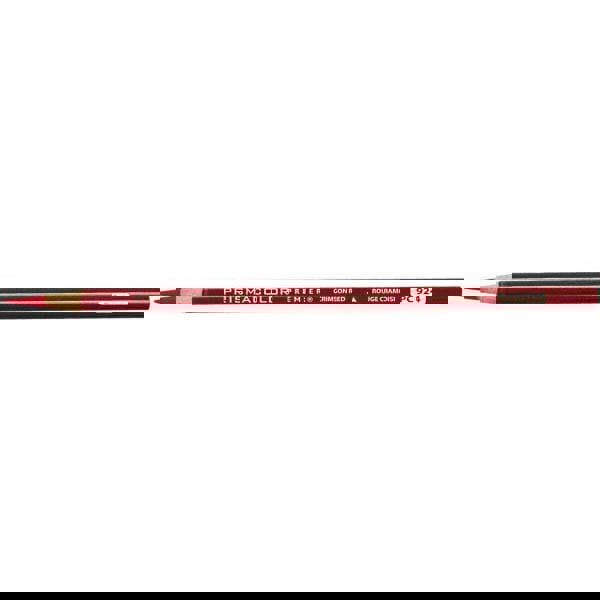 Premier Colored Pencil, Crimson Red Lead, Crimson Red Barrel, 12/Pack